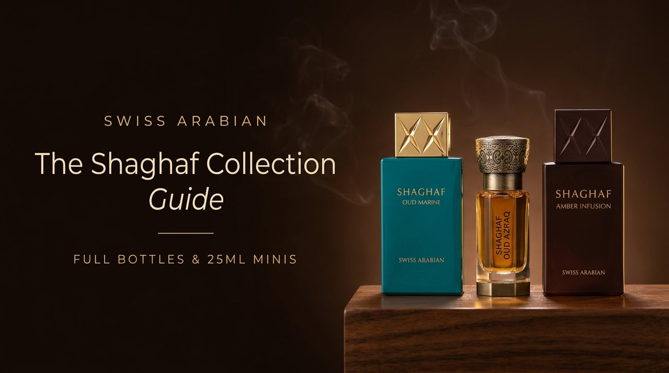Swiss Arabian Shaghaf Collection Guide: Full Bottles & 25ml Minis