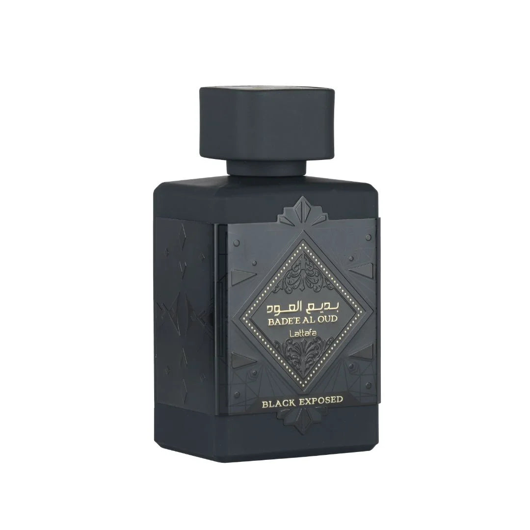 LATTAFA BADEE AL OUD BLACK EXPOSED