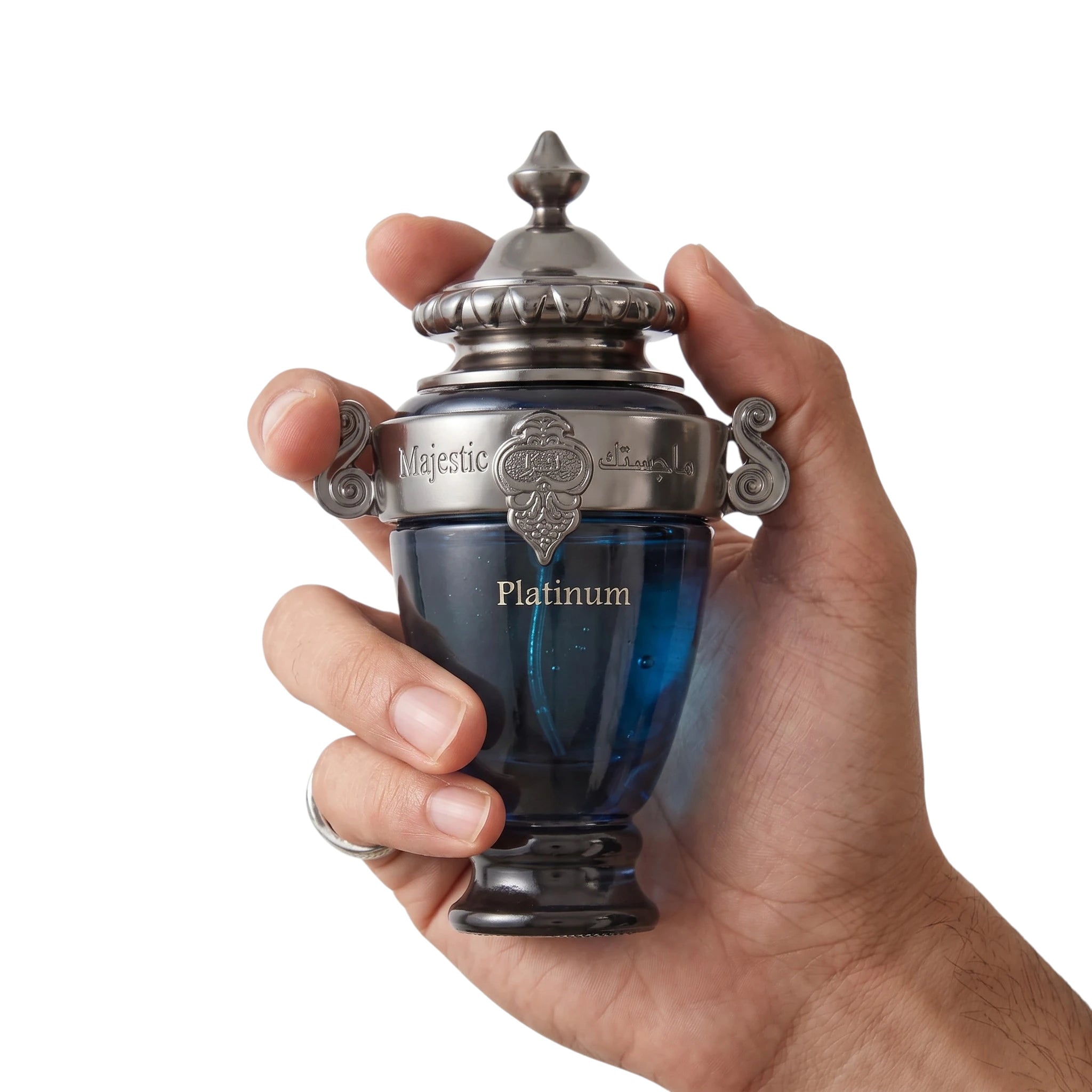 Arabian Oud Majestic Platinum In Hand