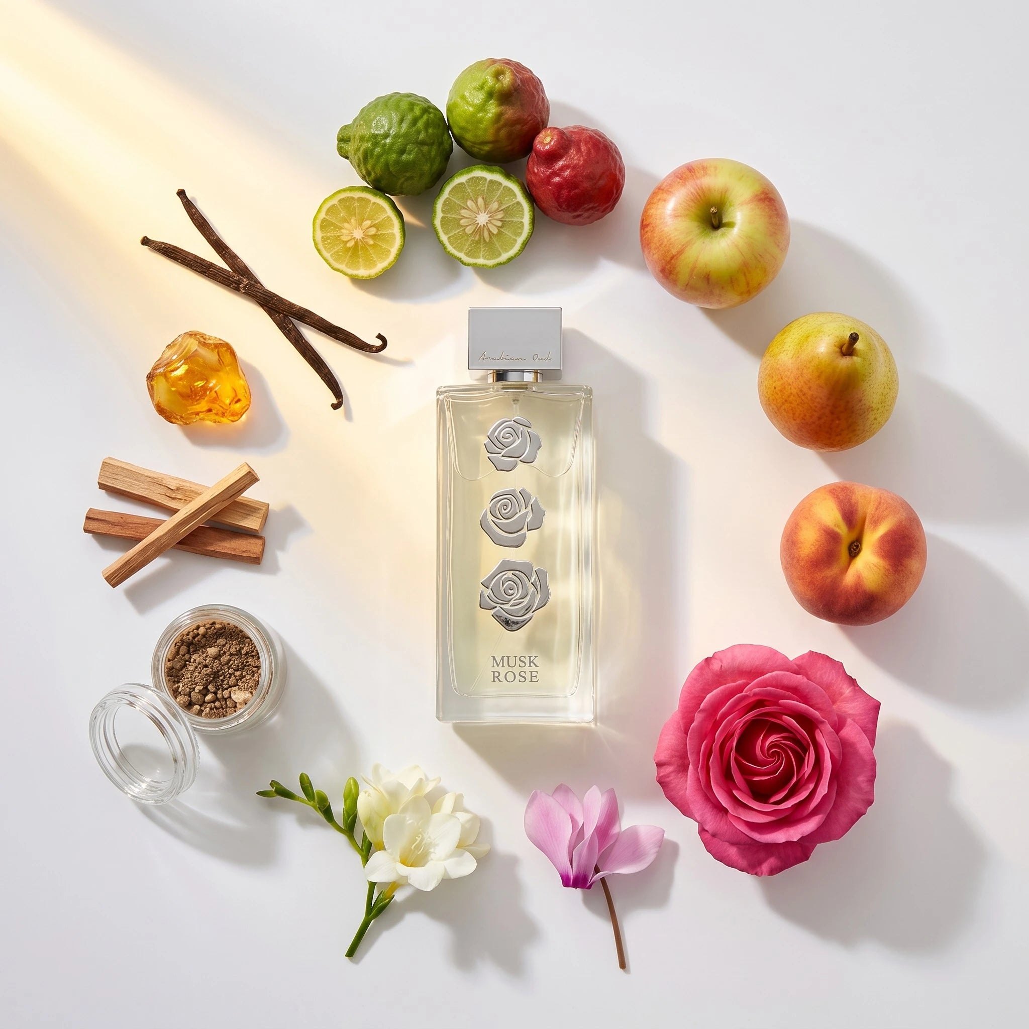 Arabian Oud Musk Rose Notes