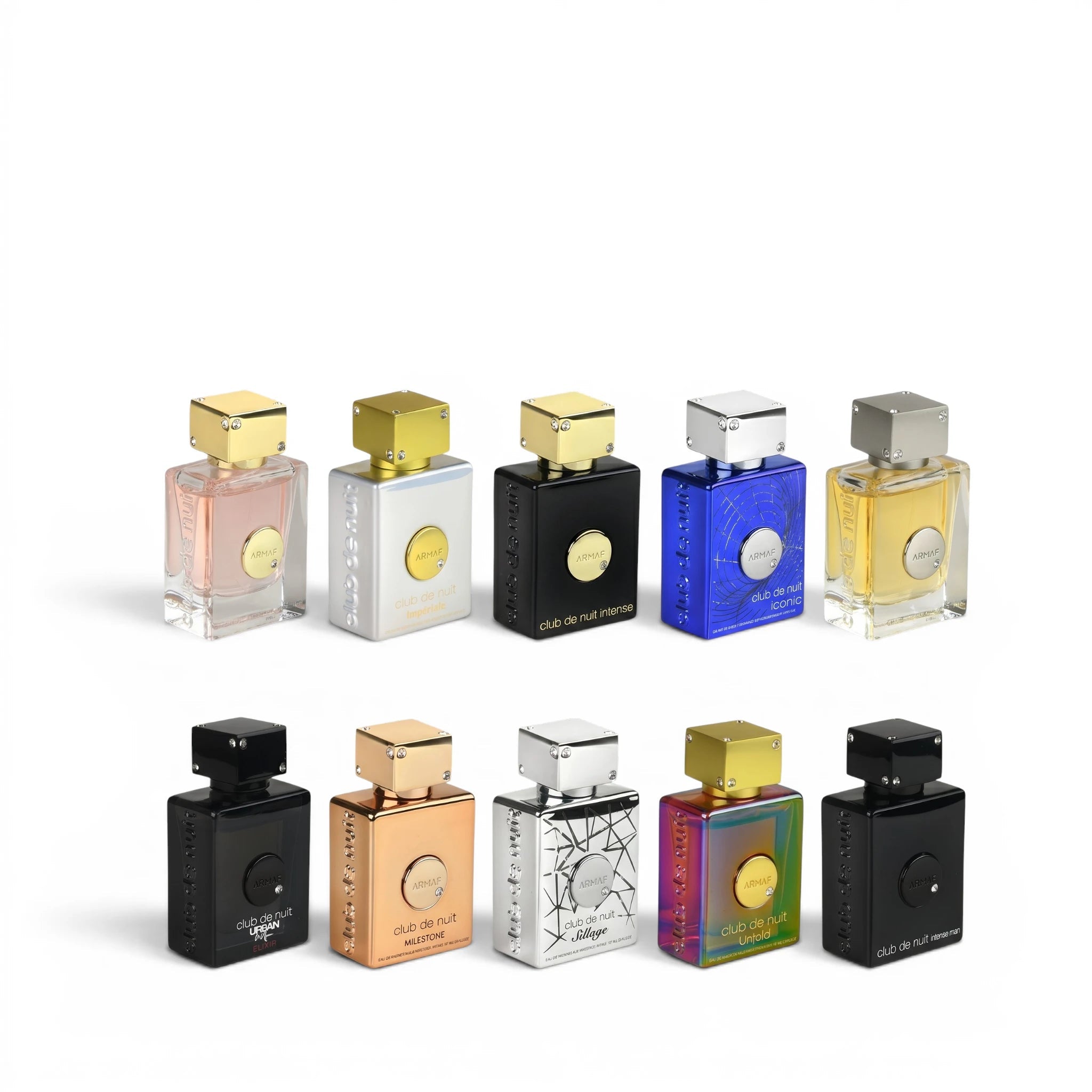 Armaf Club De Nuit Private Collector’s Mini Set (10-Piece Collection) Bottles