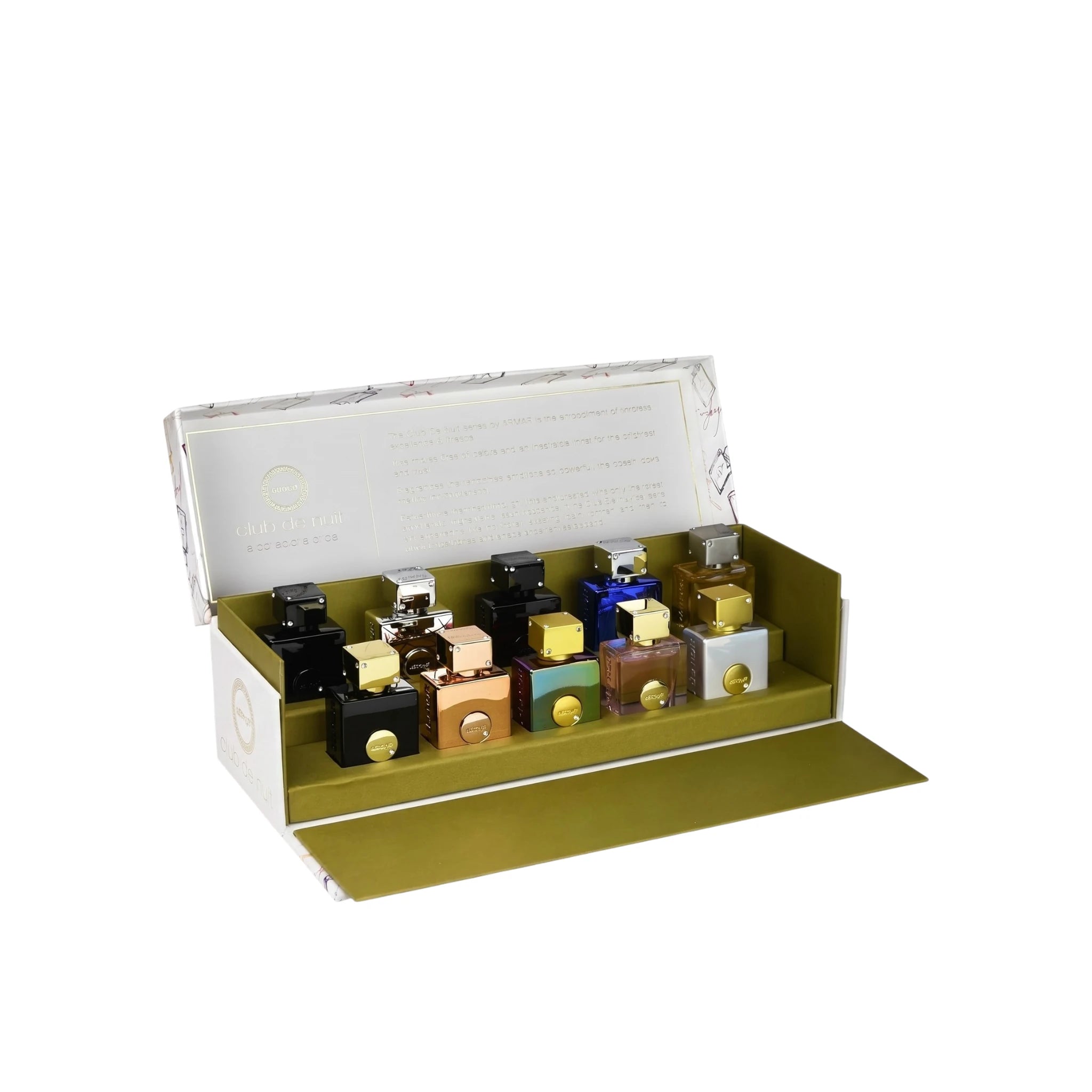 Armaf Club De Nuit Private Collector’s Mini Set (10-Piece Collection) in Box