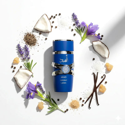 Asad Zanzibar by Lattafa, 3.4 oz EDP Spray for Men