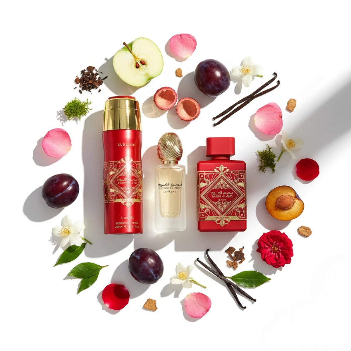 Bade'e Al Oud Sublime by Lattafa, 3 Piece Gift Set