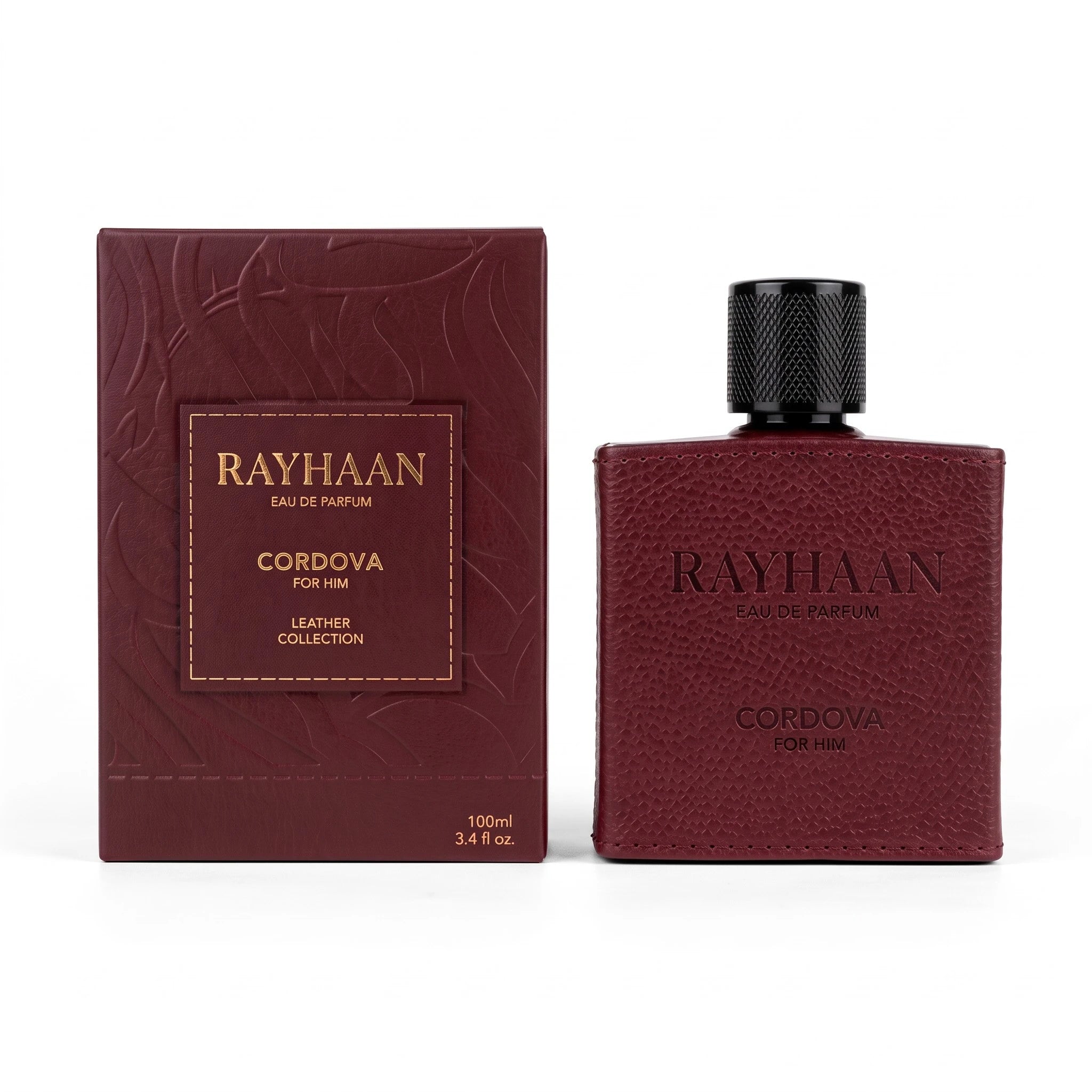Cordova 100ml perfume bottle with its box set for men