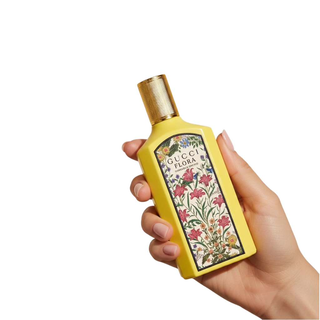 Gucci Flora Gorgeous Orchid EDP in Hand