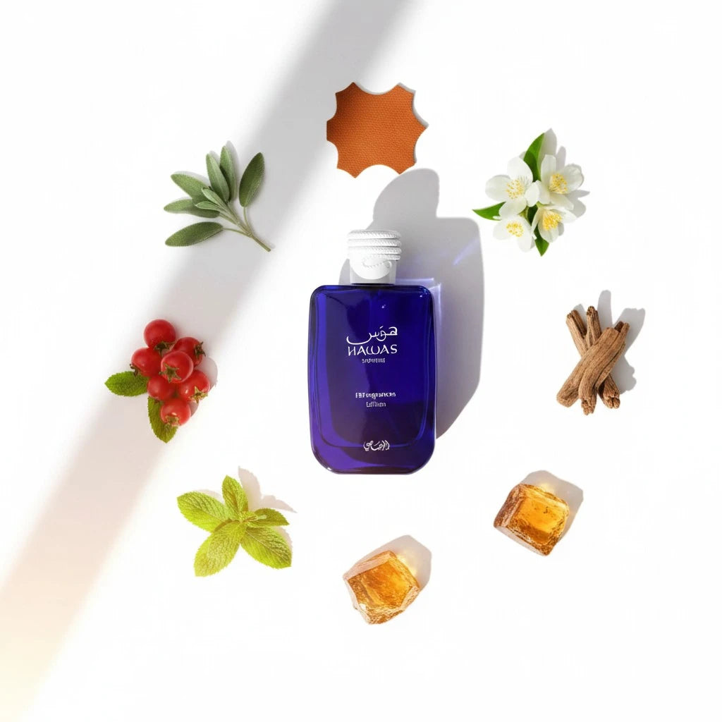 Hawas Sapphire Rasasi Notes 