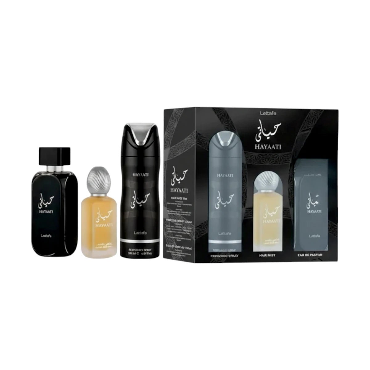 Hayaati Gift Set 50 ML,100 ML and 200 ML 