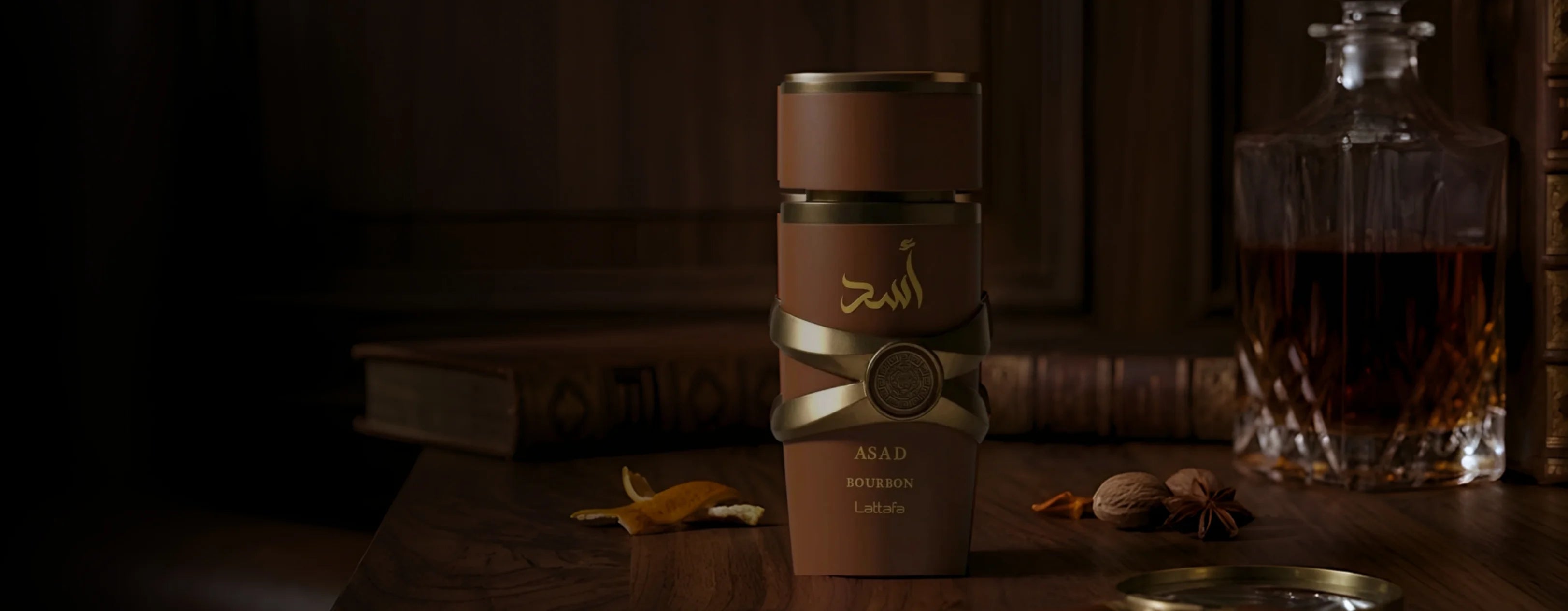 Lattafa Asad Bourbon Desktop Banner