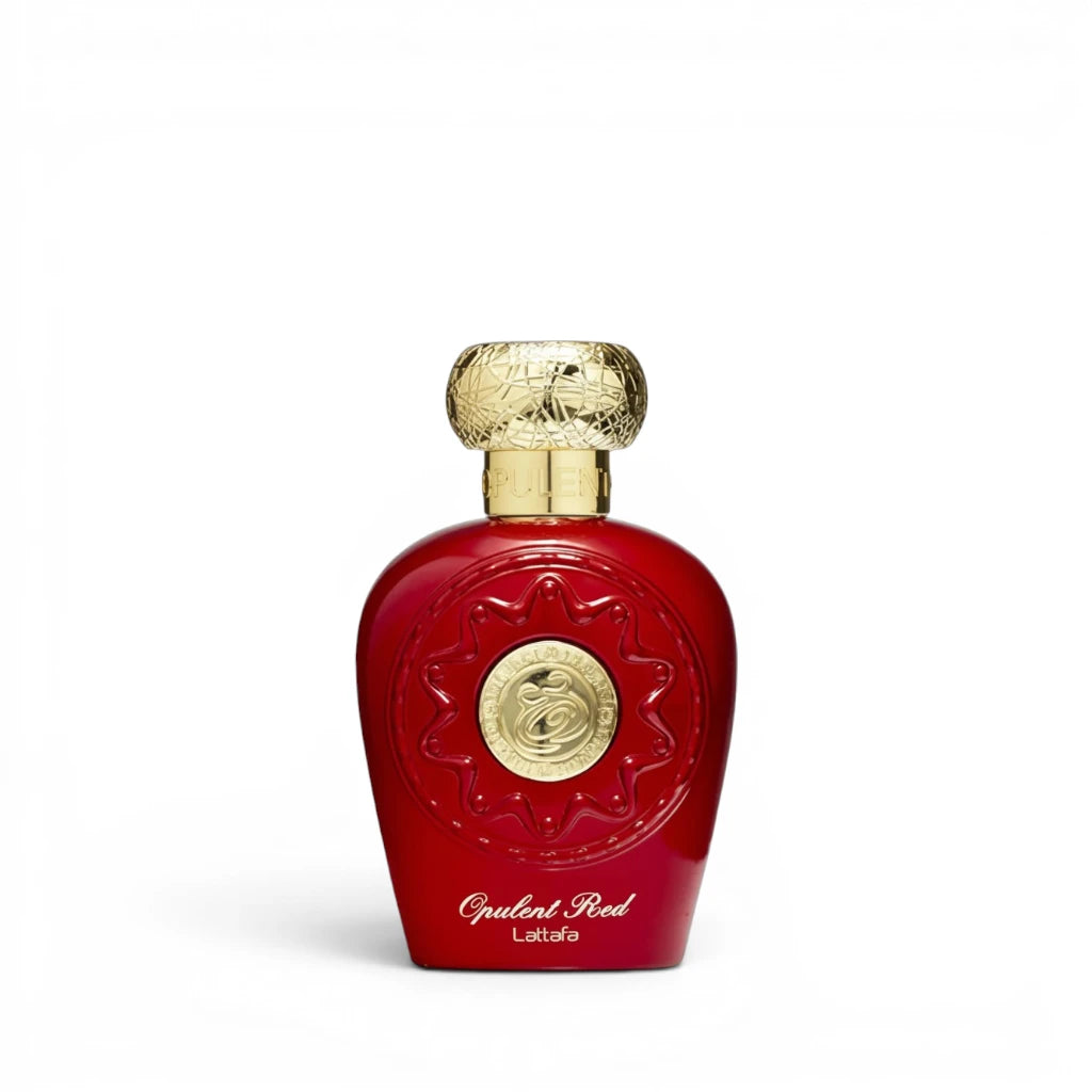 Lattafa Opulent Red Bottle