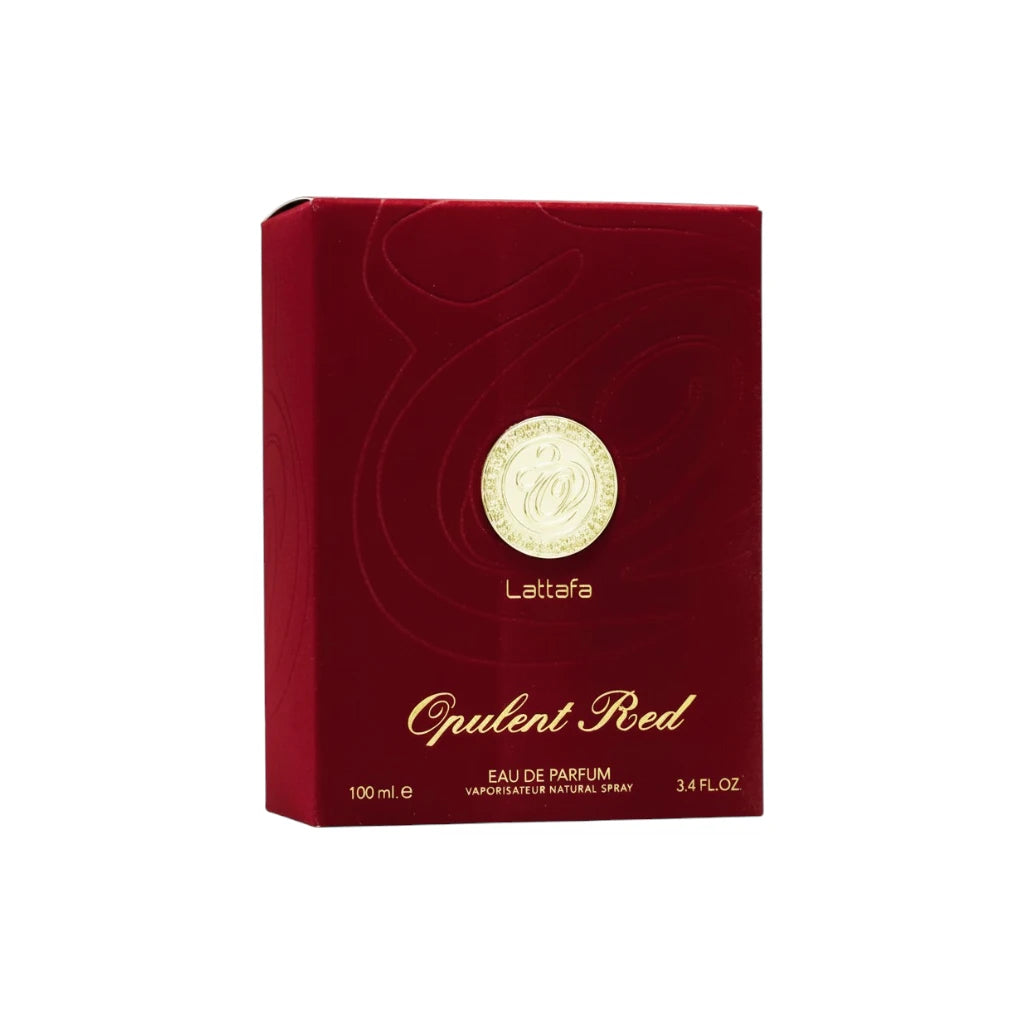 Lattafa Opulent Red box