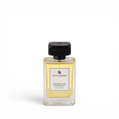 Swiss Arabian Bergamot and Cedarwood Bottle 