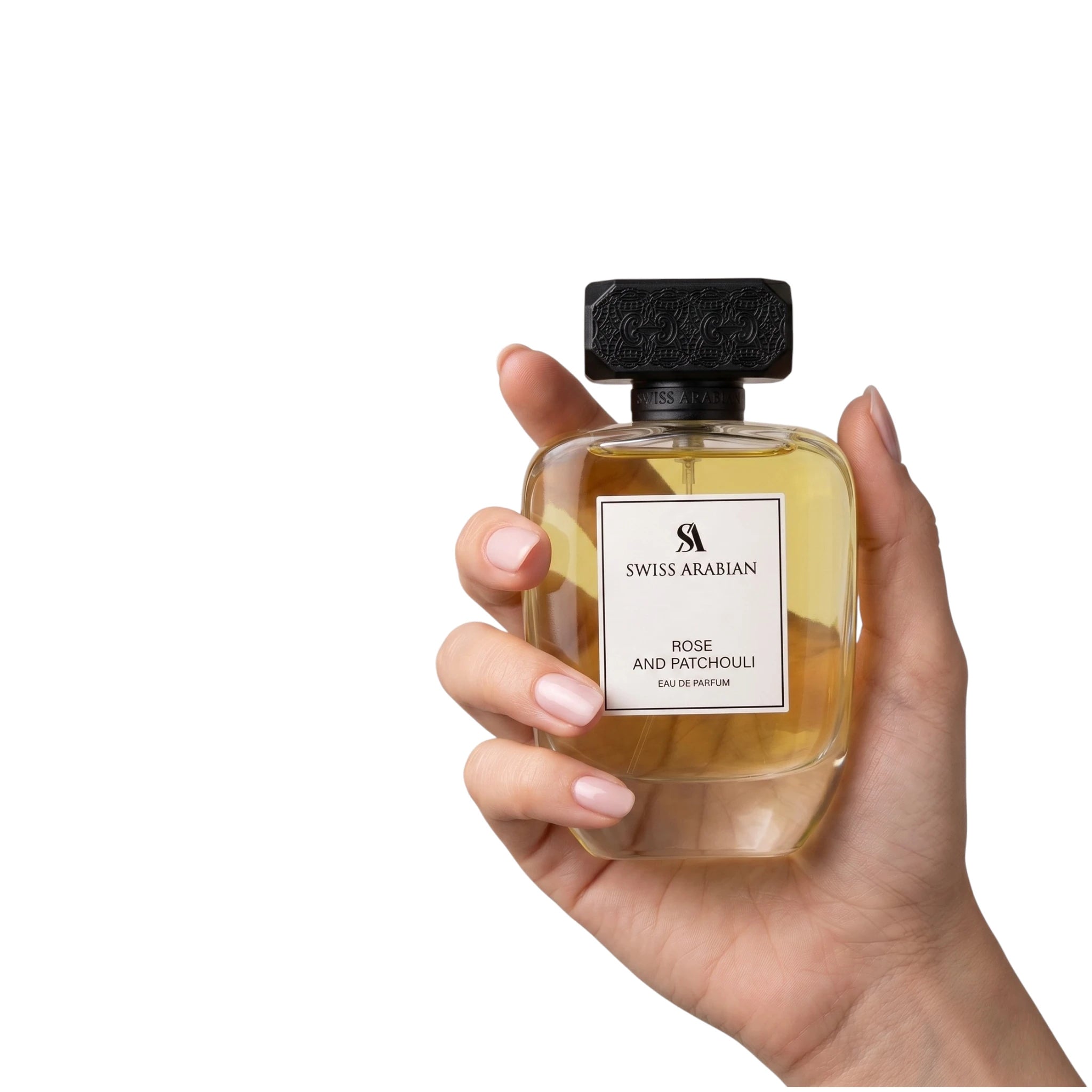 Swiss Arabian ROSE AND PATCHOULI In Hand