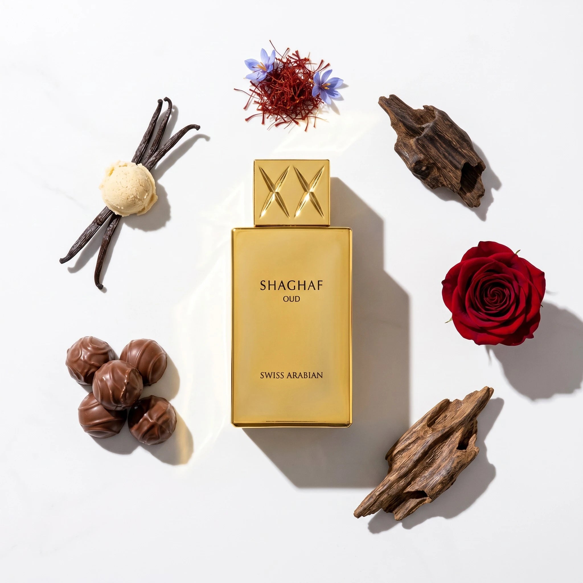 Swiss Arabian Shaghaf Oud Gold Notes