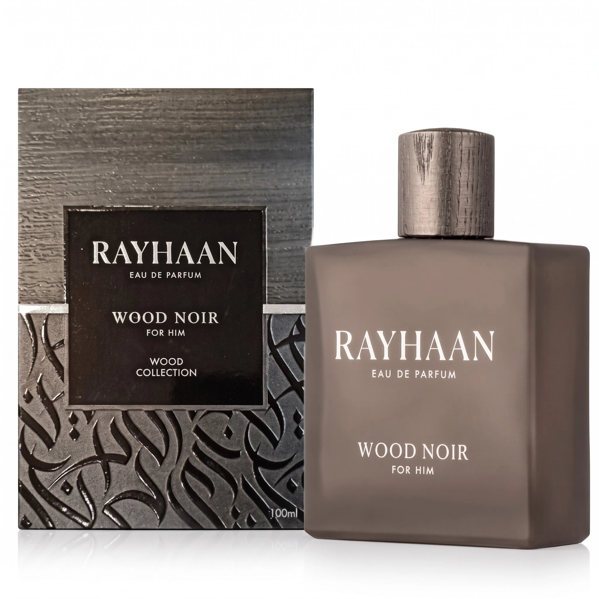 Wood Noir by Rayhaan Oud Perfume for Men 3.4 oz Spray