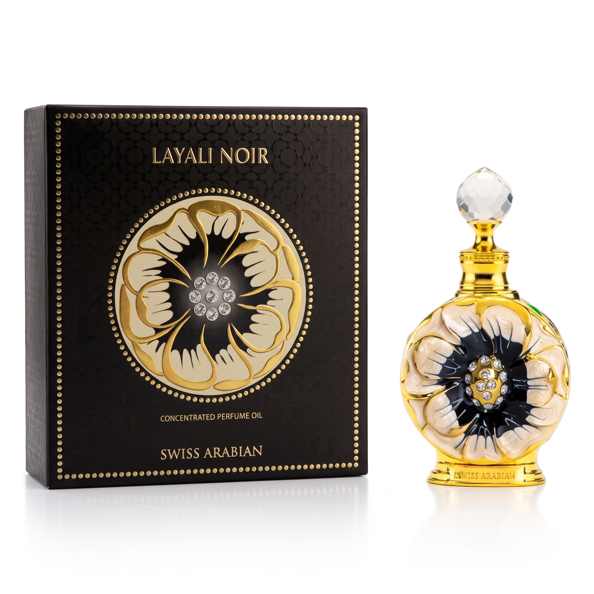 Swiss Arabian Layali Noir Concentrated Perfume Oil 15ml