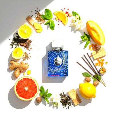 Armaf Club De Nuit Iconic Extrait bottle fresh woody blue fragrance