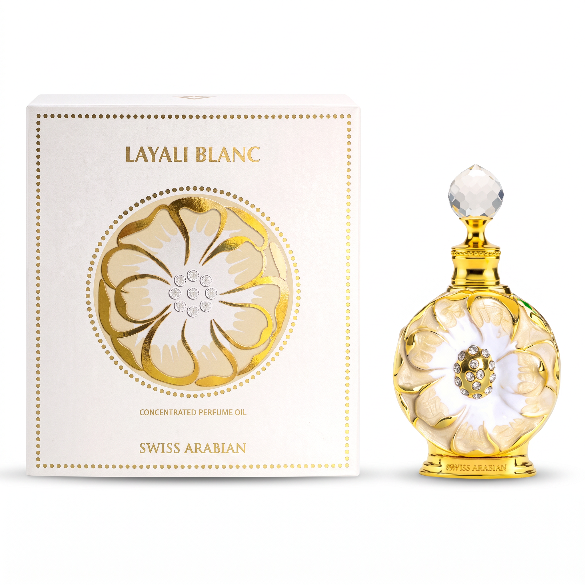 Swiss Arabian Layali Blanc Concentrated Perfume Oil 15ml