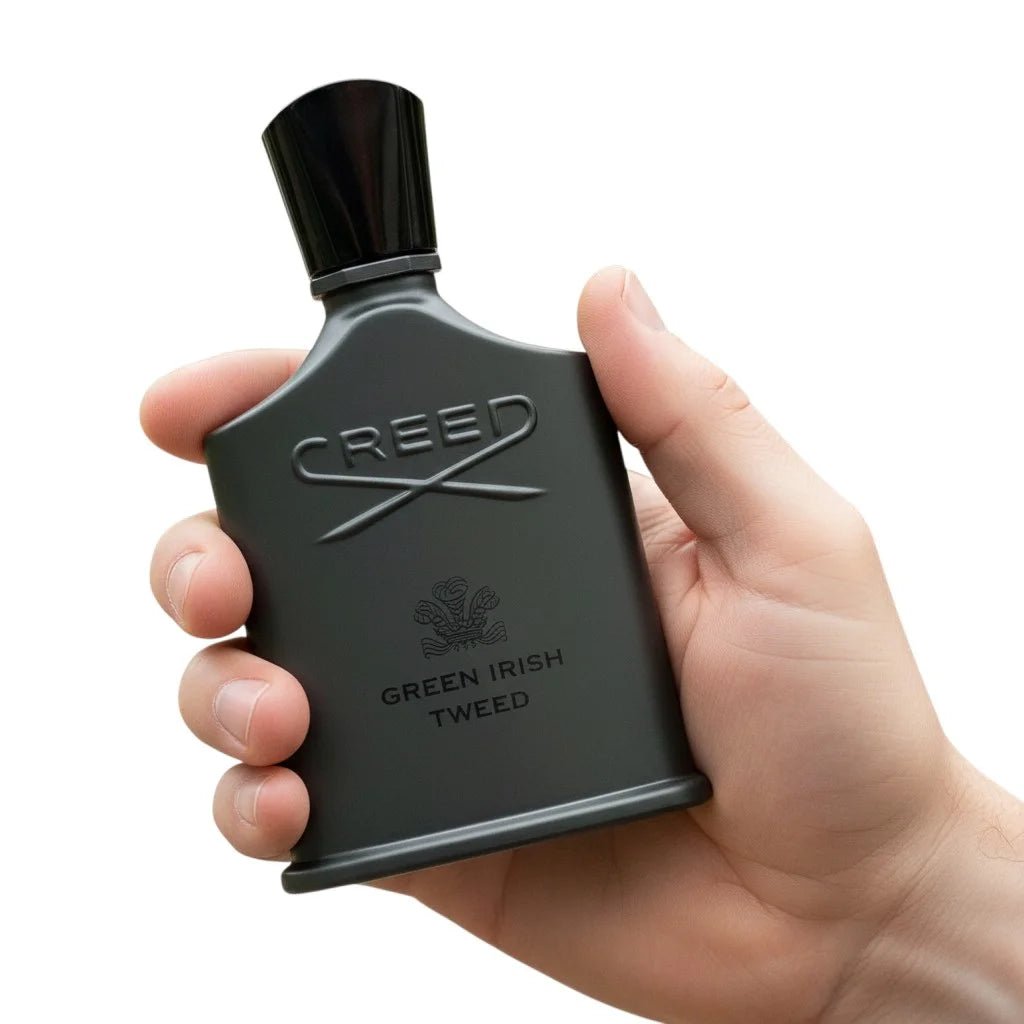 Creed Aventus green irish  In Hand