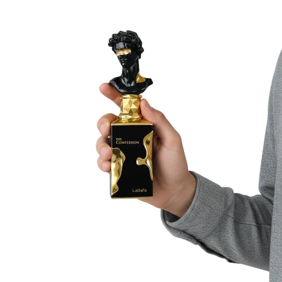 his confession for man by lattafa eau de parfum spray 3-4 oz