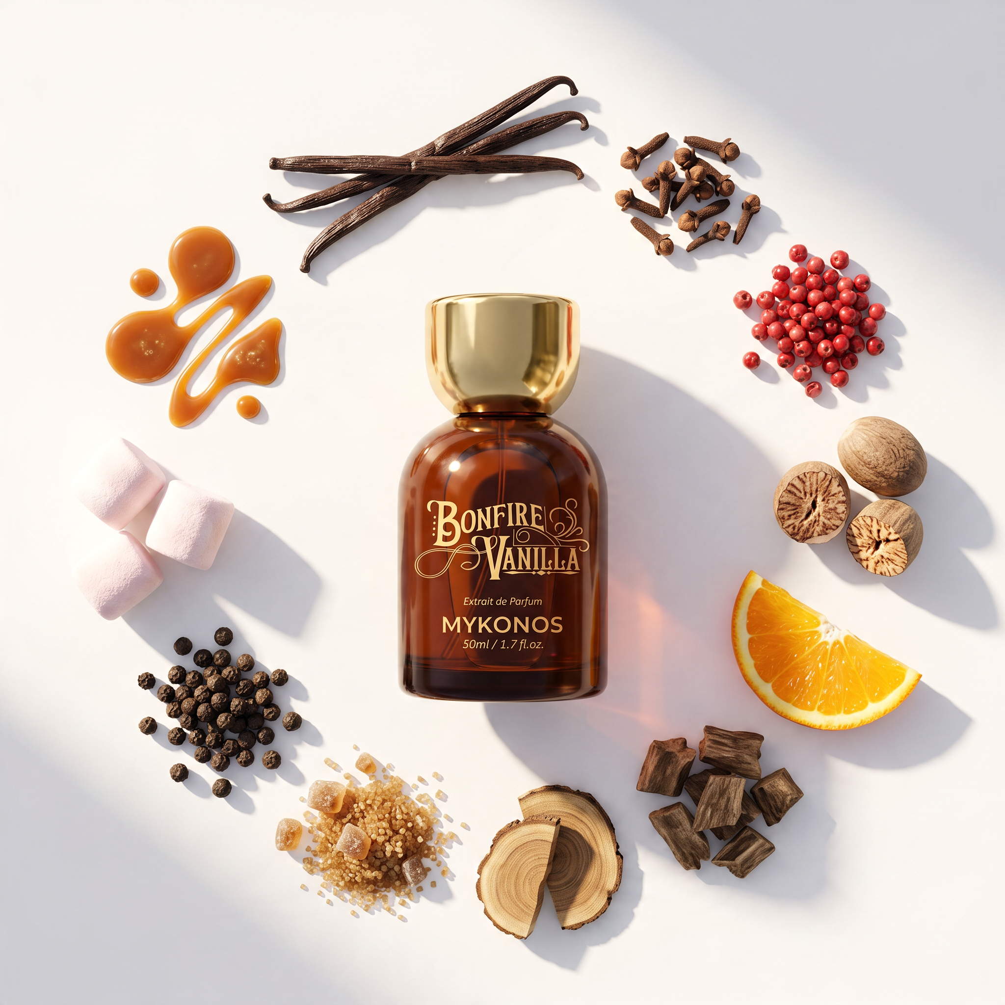 MYKONOS BONFIRE VANILLA U 1.7 EXTRAIT DE PARFUM SPR