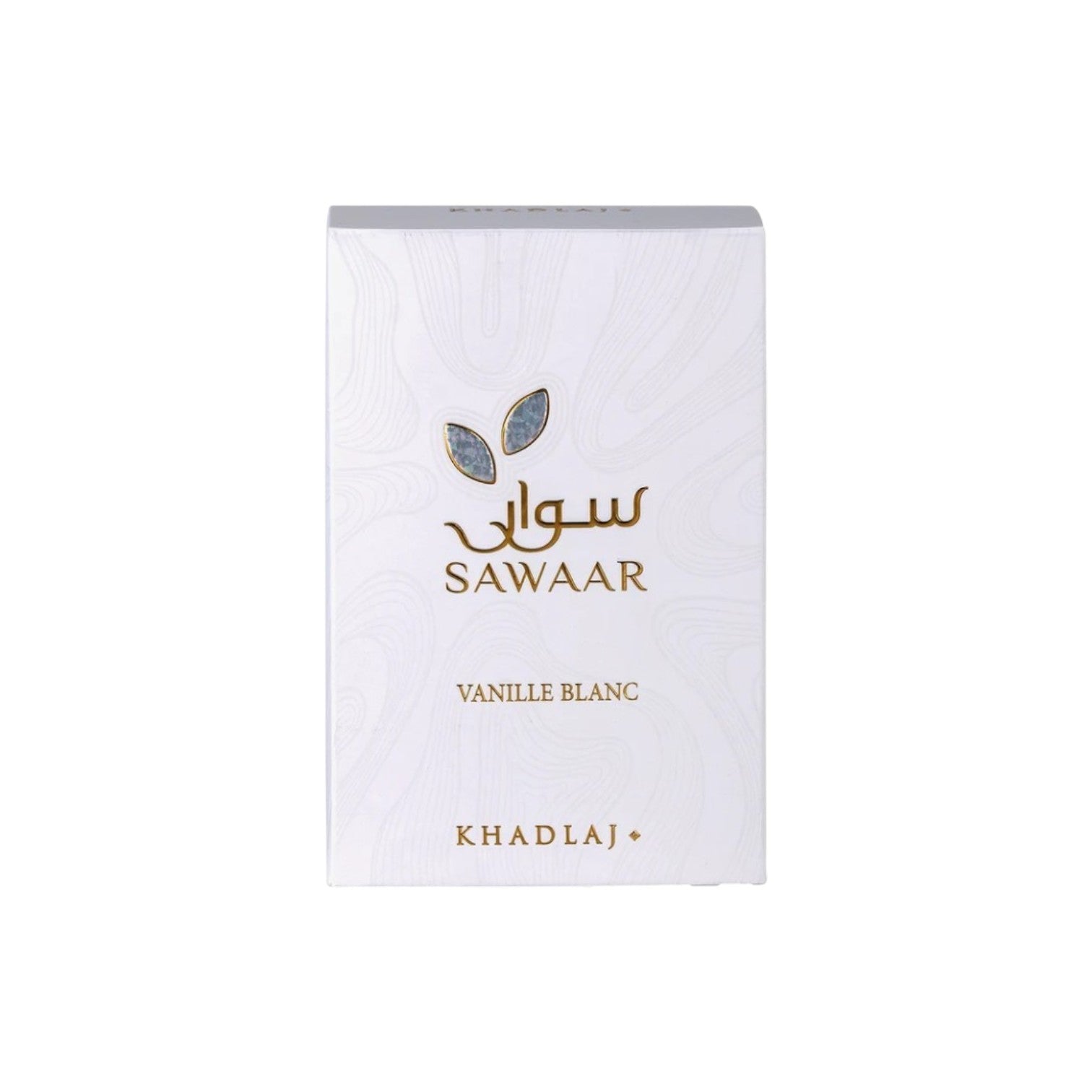 Khadlaj Sawaar Vanille Blanc 100ml perfume gift box packaging