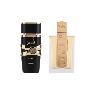 Lattafa Perfumes Angham 3.4oz 100ml & Asad 3.4oz 100ml
