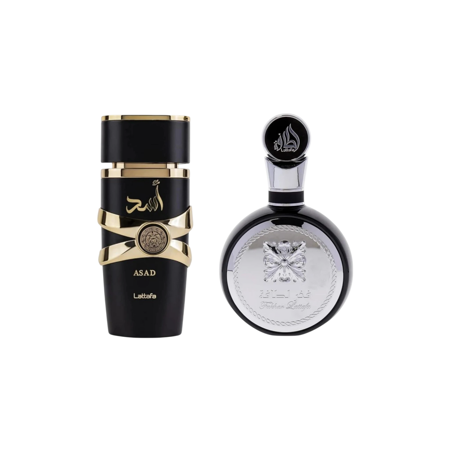 Lattafa Perfumes Asad 3.4oz 100ml & Fakhar Men 3.4oz 100ml
