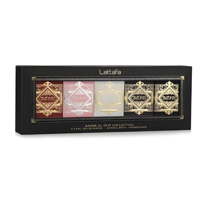 Lattafa Badee Al Oud Mini Perfume Set – 5 x 5ml