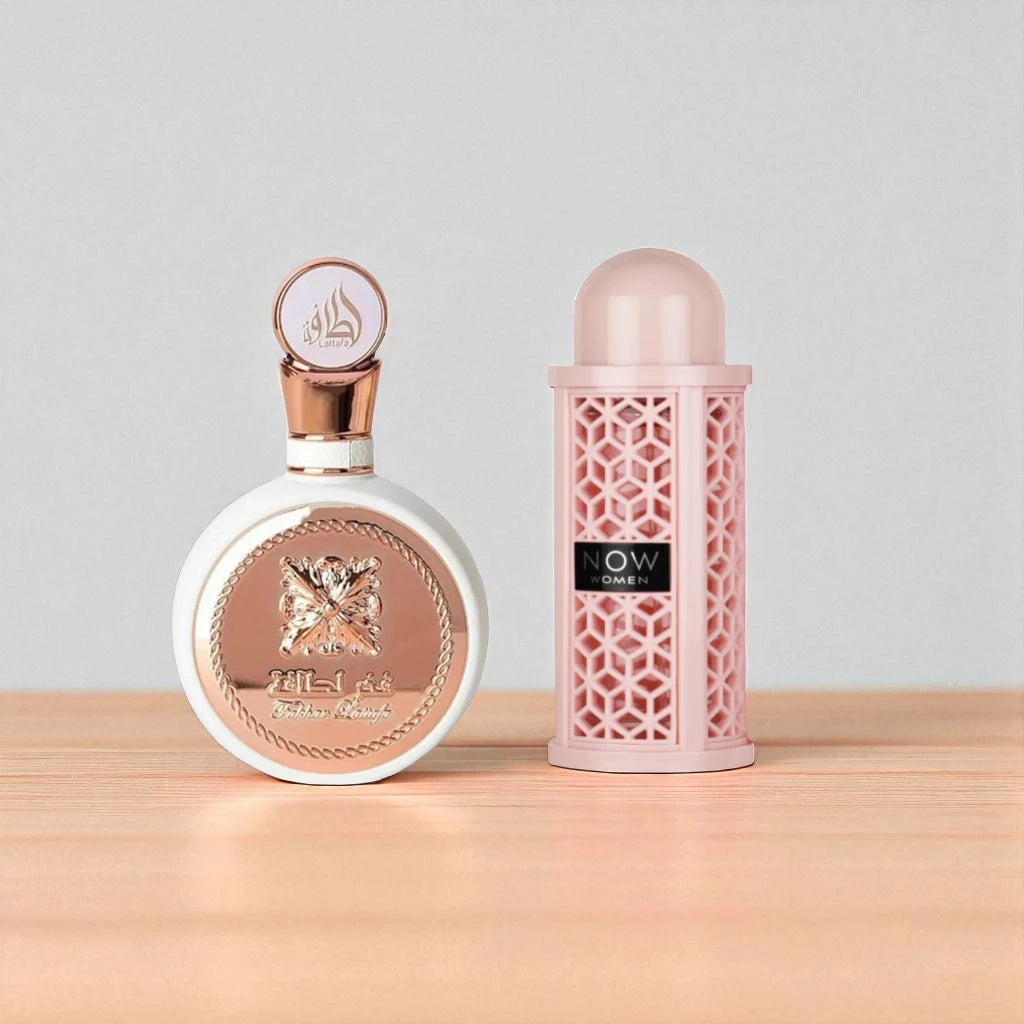 Lattafa Perfumes Rave Now for Women 3.4oz 100ml & Fakhar Women 3.4oz 100ml