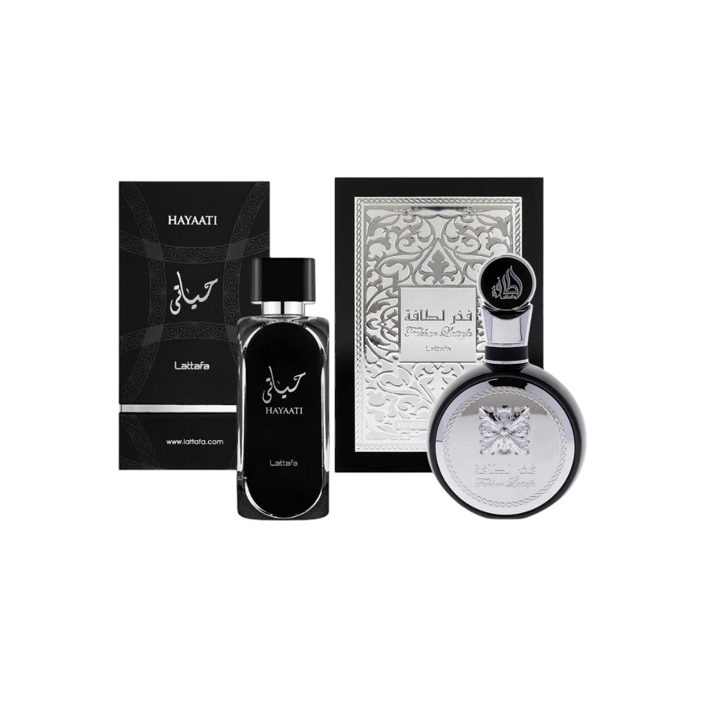 Lattafa Perfumes Fakhar for Men 3.4oz 100ml & Hayaati 3.4oz 100ml