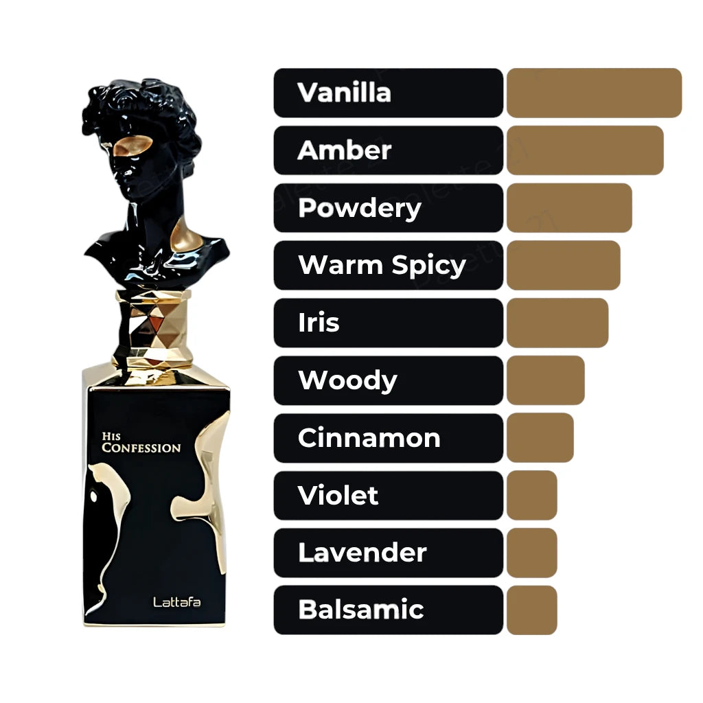 Lattafa Perfumes His Confession 3.4oz 100ml