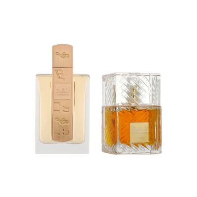 Lattafa Perfumes Angham 3.4oz 100ml & Khamrah 3.4oz 100ml