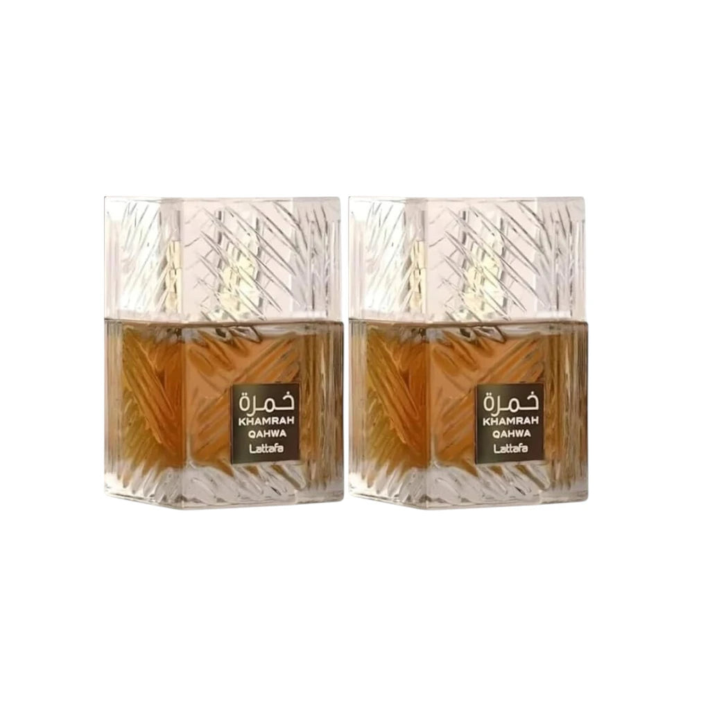 Lattafa Perfumes Khamrah Qahwa 3.4oz 100ml & Khamrah Qahwa 3.4oz 100ml