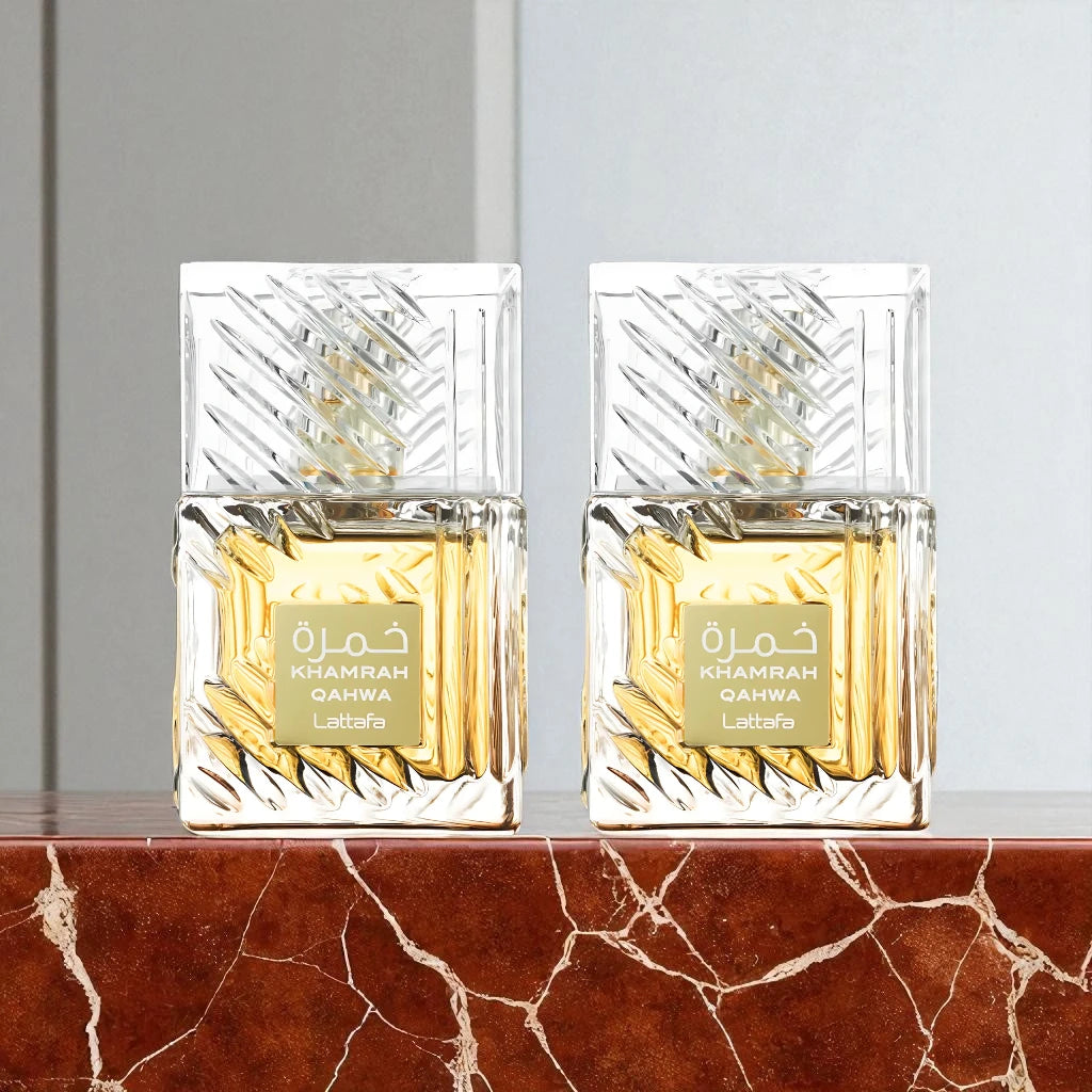 Lattafa Perfumes Khamrah Qahwa 3.4oz 100ml & Khamrah Qahwa 3.4oz 100ml