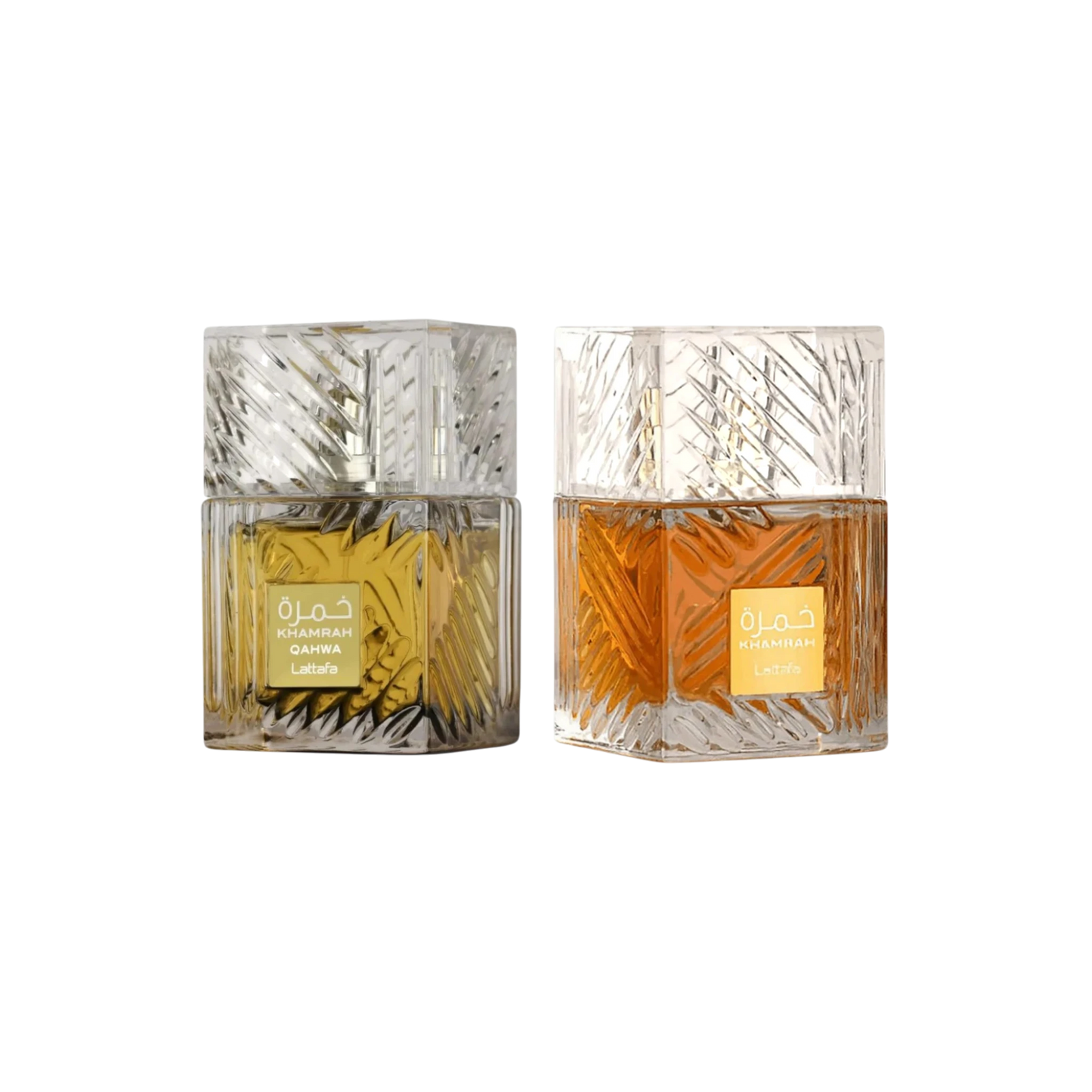 Lattafa Perfumes Khamrah Qahwa 3.4oz 100ml & Khamrah 3.4oz 100ml