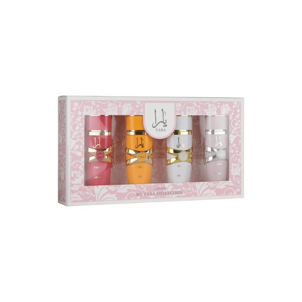 Lattafa My Yara Collection 4 Piece Set for Women - 0.85 Oz