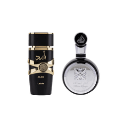 Lattafa Perfumes Asad 3.4oz 100ml & Fakhar Men 3.4oz 100ml