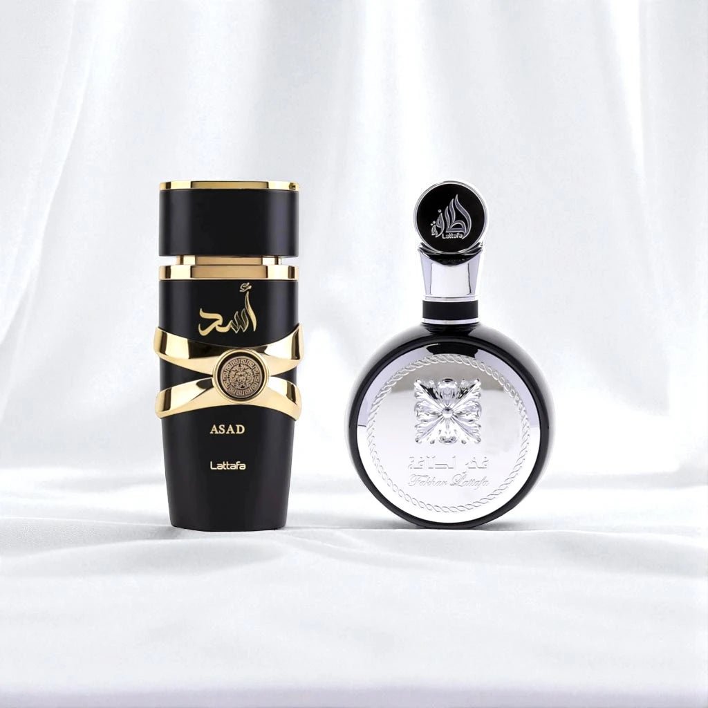 Lattafa Perfumes Asad 3.4oz 100ml & Fakhar Men 3.4oz 100ml