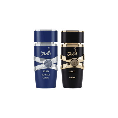 Lattafa Perfumes Asad Zanzibar 3.4oz 100ml & Asad 3.4oz 100ml
