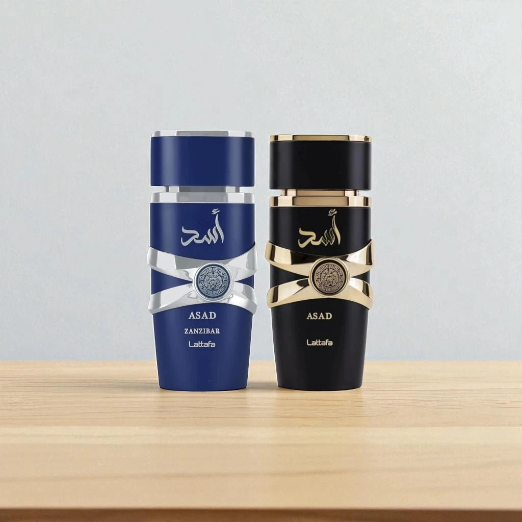 Lattafa Perfumes Asad Zanzibar 3.4oz 100ml & Asad 3.4oz 100ml
