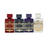 Lattafa Perfumes Bade'e Al Oud Honor & Glory 3.4oz 100ml, Amethyst 3.4oz 100ml, Sublime 3.4oz 100ml & Oud for Glory 3.4oz 100ml