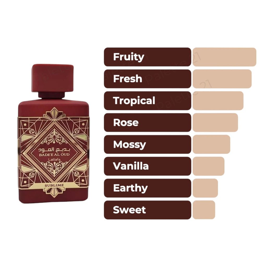 Lattafa Perfumes Bade'e Al Oud Sublime 3.4oz 100ml & Oud for Glory 3.4oz 100ml