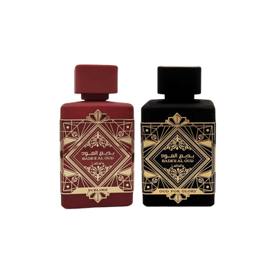 Lattafa Perfumes Bade'e Al Oud Sublime 3.4oz 100ml & Oud for Glory 3.4oz 100ml