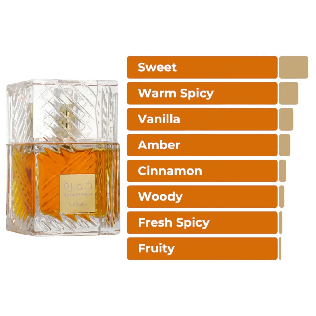Lattafa Perfumes Khamrah Qahwa 3.4oz 100ml & Khamrah 3.4oz 100ml