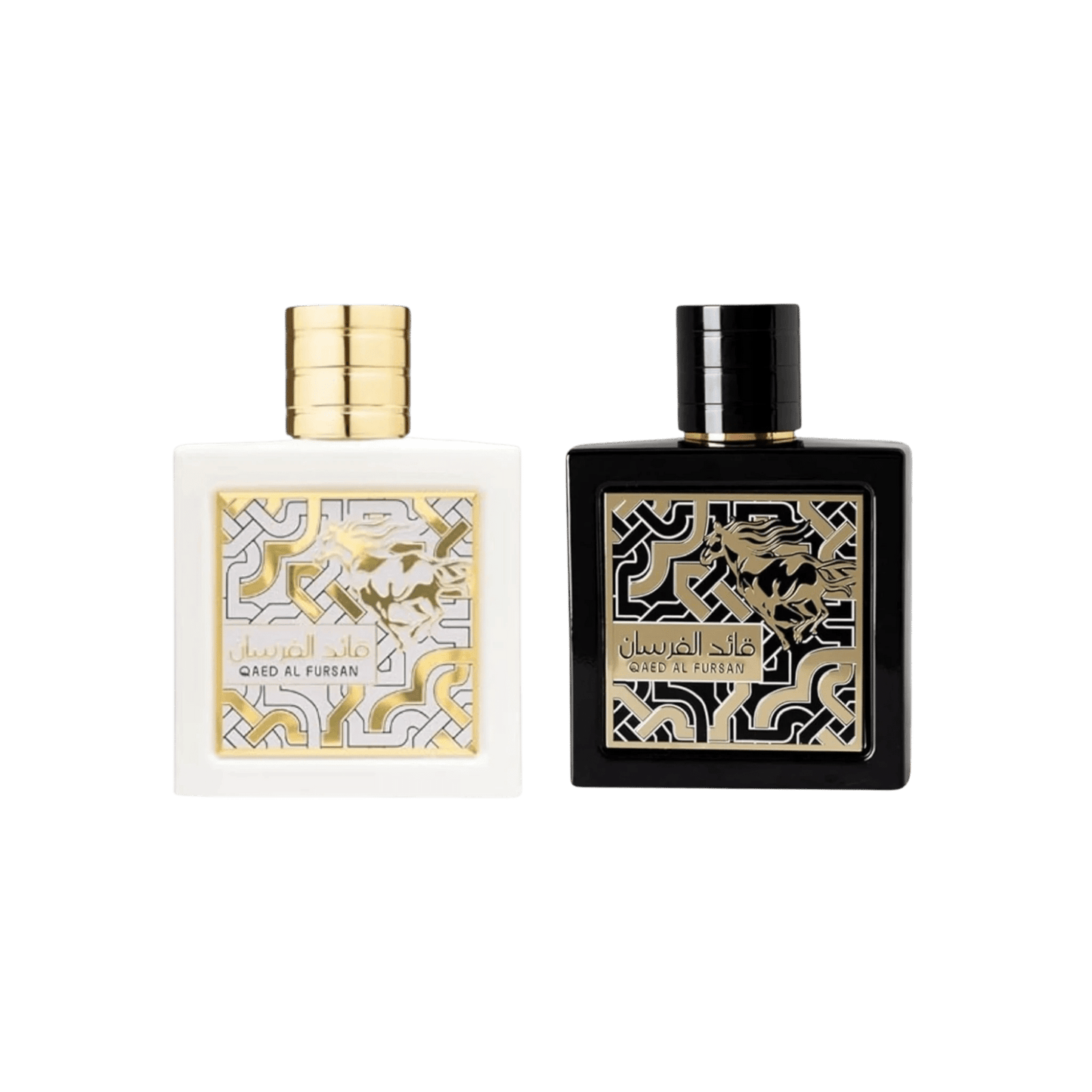 Lattafa Perfumes Qaed Al Fursan Unlimited 3.4oz 100ml & Qaed Al Fursan for Everyone 3.4oz 100ml