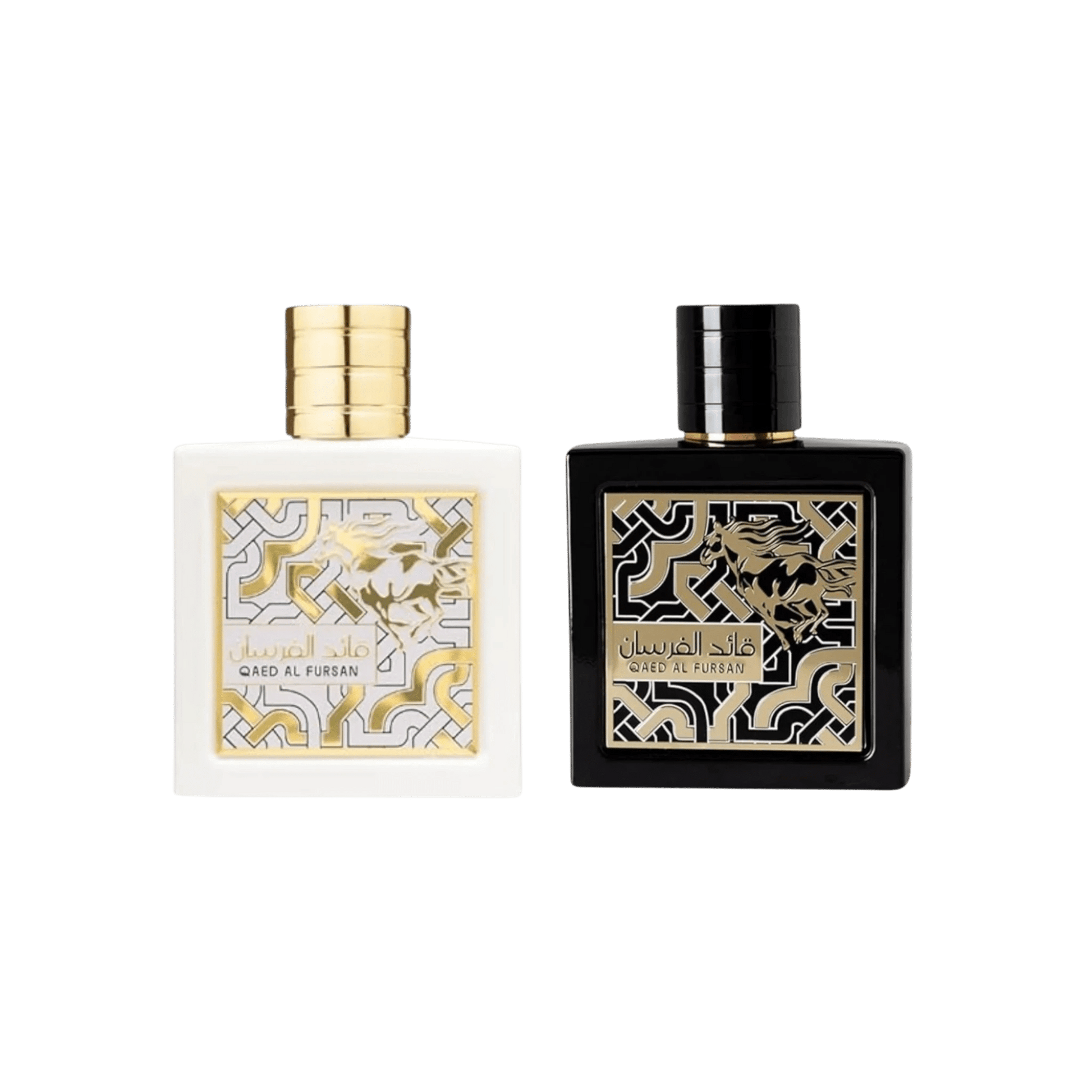 Lattafa Perfumes Qaed Al Fursan Unlimited 3.4oz 100ml & Qaed Al Fursan for Everyone 3.4oz 100ml