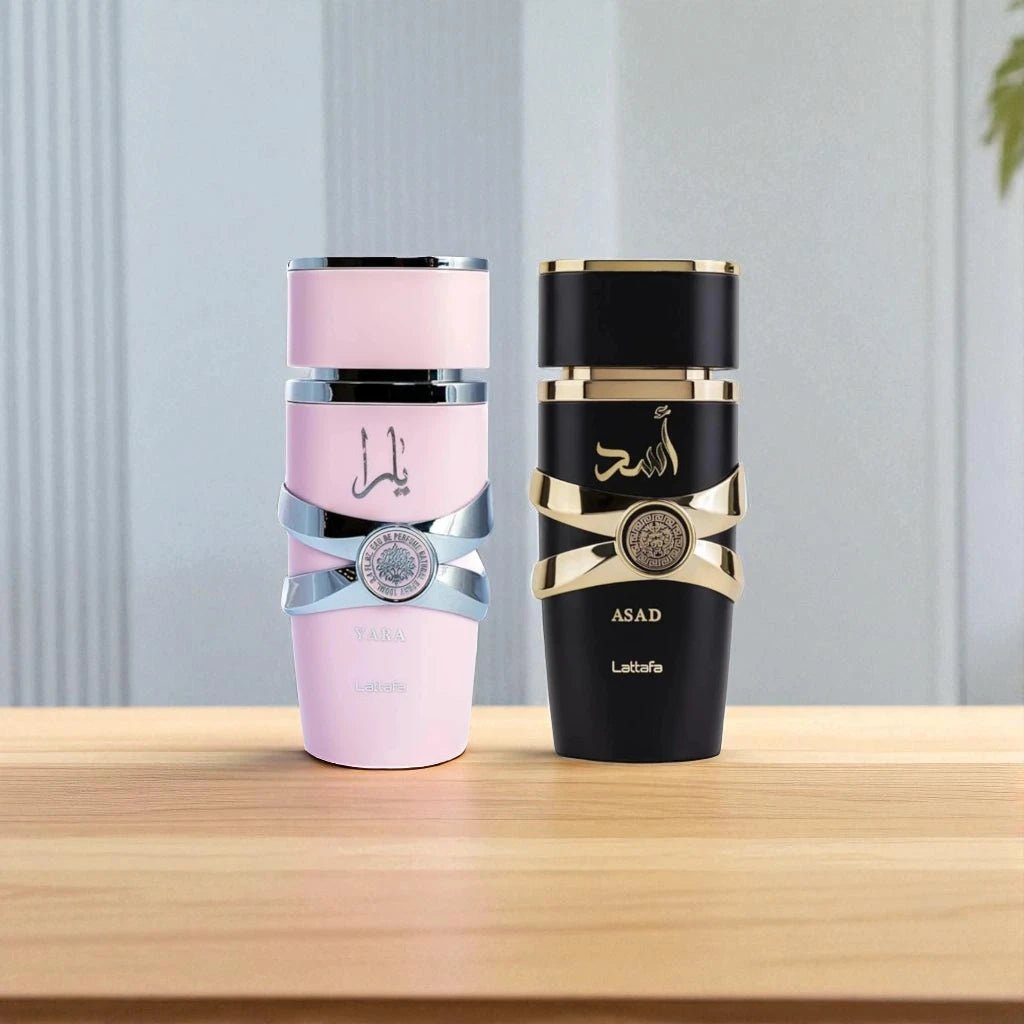 Lattafa Perfumes Yara 3.4oz 100ml & Asad 3.4oz 100ml