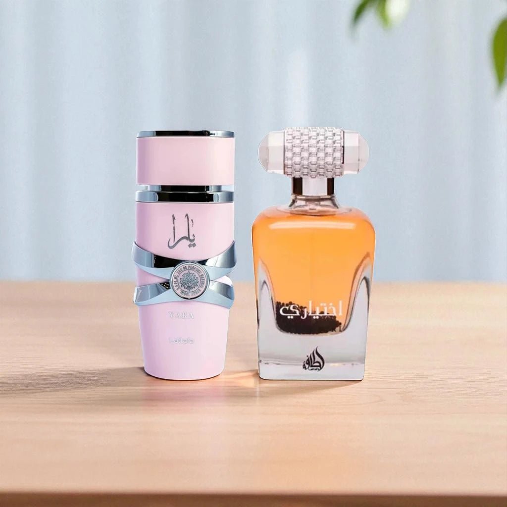 Lattafa Perfumes Yara 3.4oz 100ml & Ekhtiari 3.4oz 100ml
