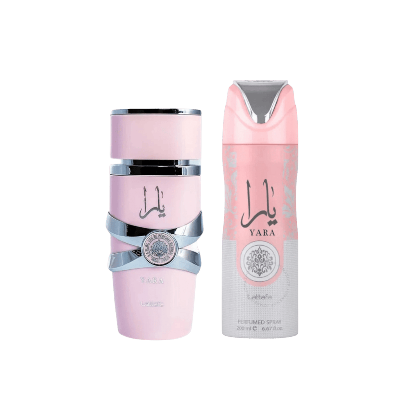 Lattafa Perfumes Yara 3.4oz 100ml & Yara Deodorant 6.67oz 200ml
